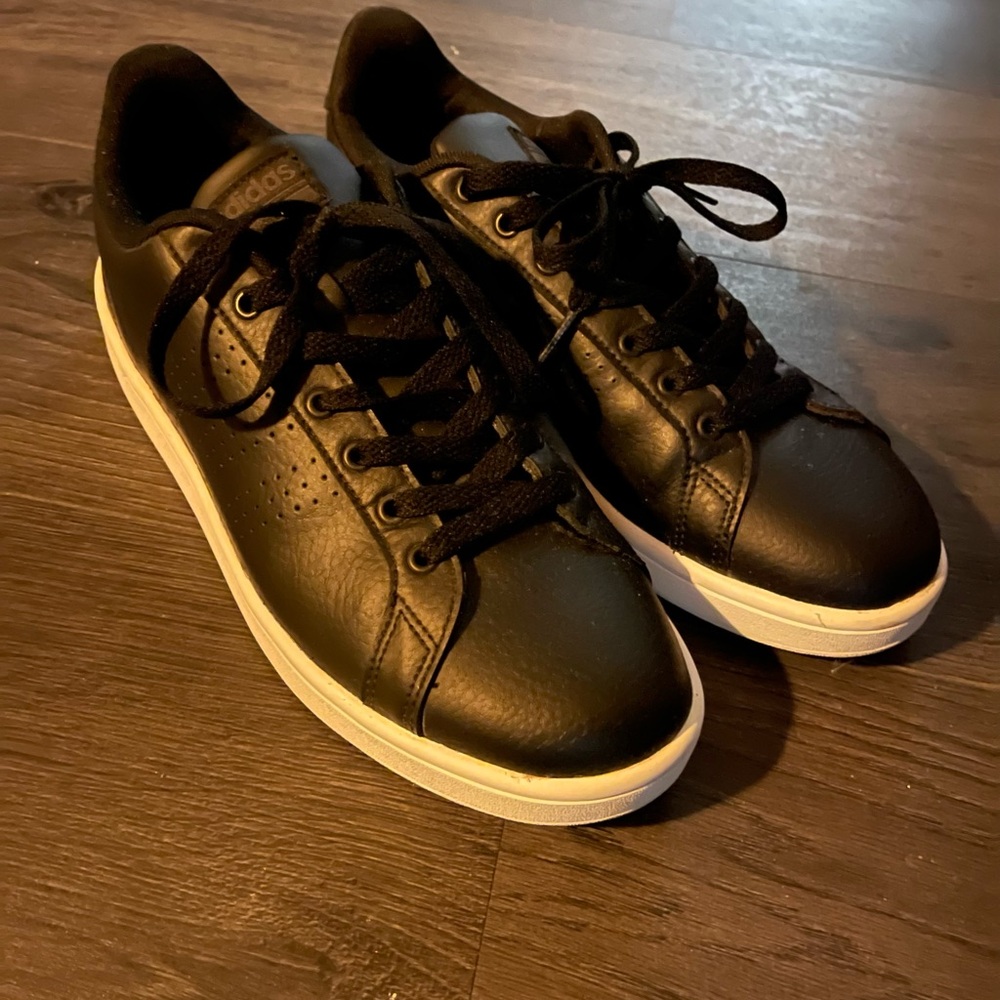 Adidas Black Sneakers Sleek Minimalist Design